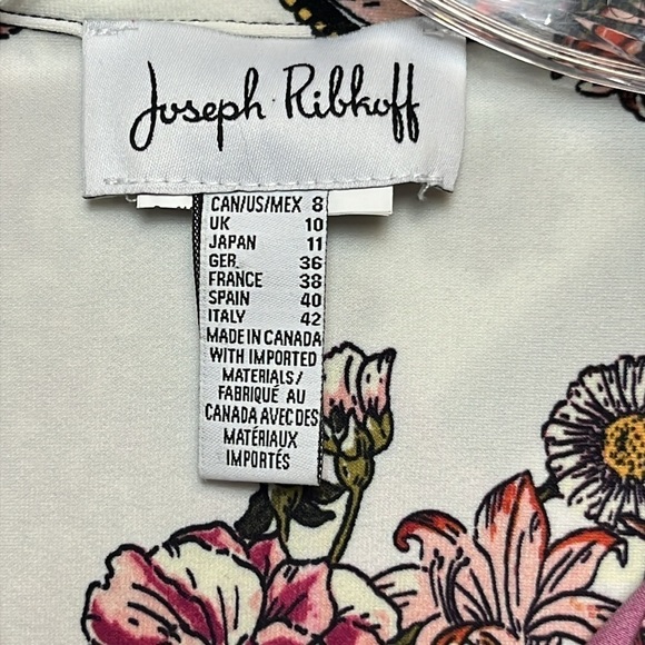 Joseph Ribkoff Multi Print Button Up Dress - Picture 5 of 13